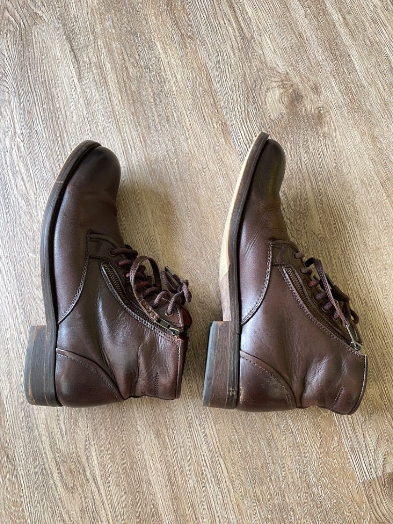 Massimo dutti lace up boots store
