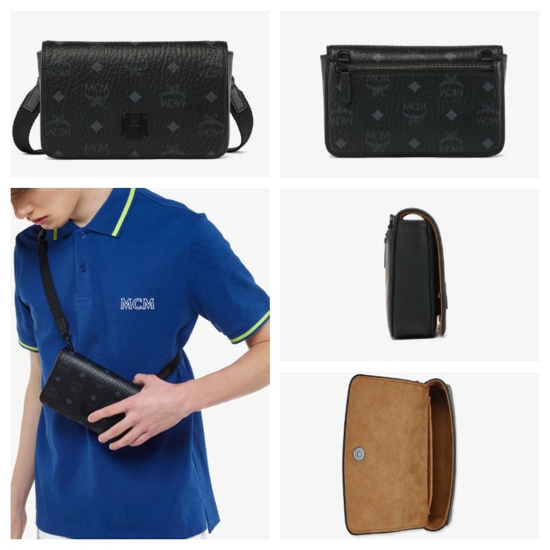 Mcm shoulder deals bag men