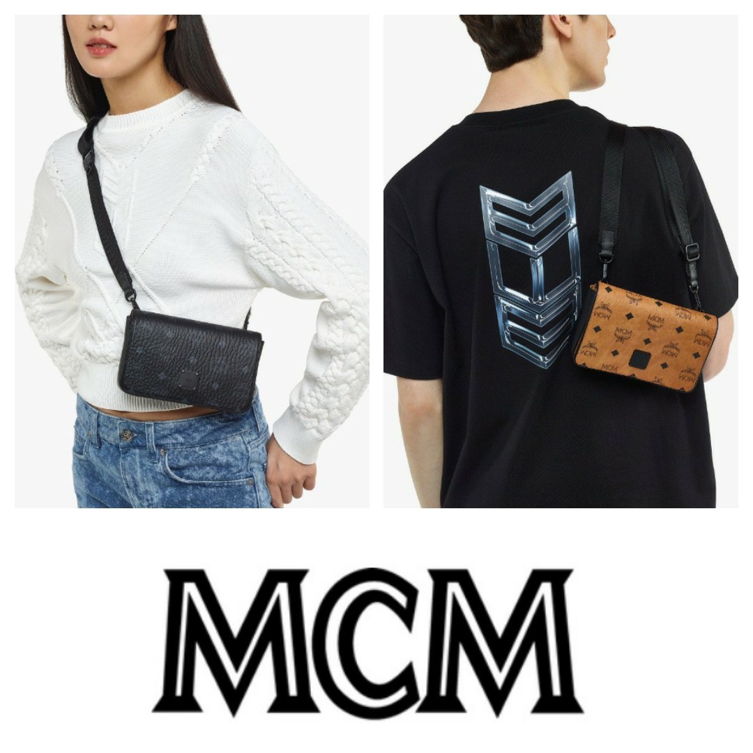 MCM Visetos Modular Stark Belt Bag Black