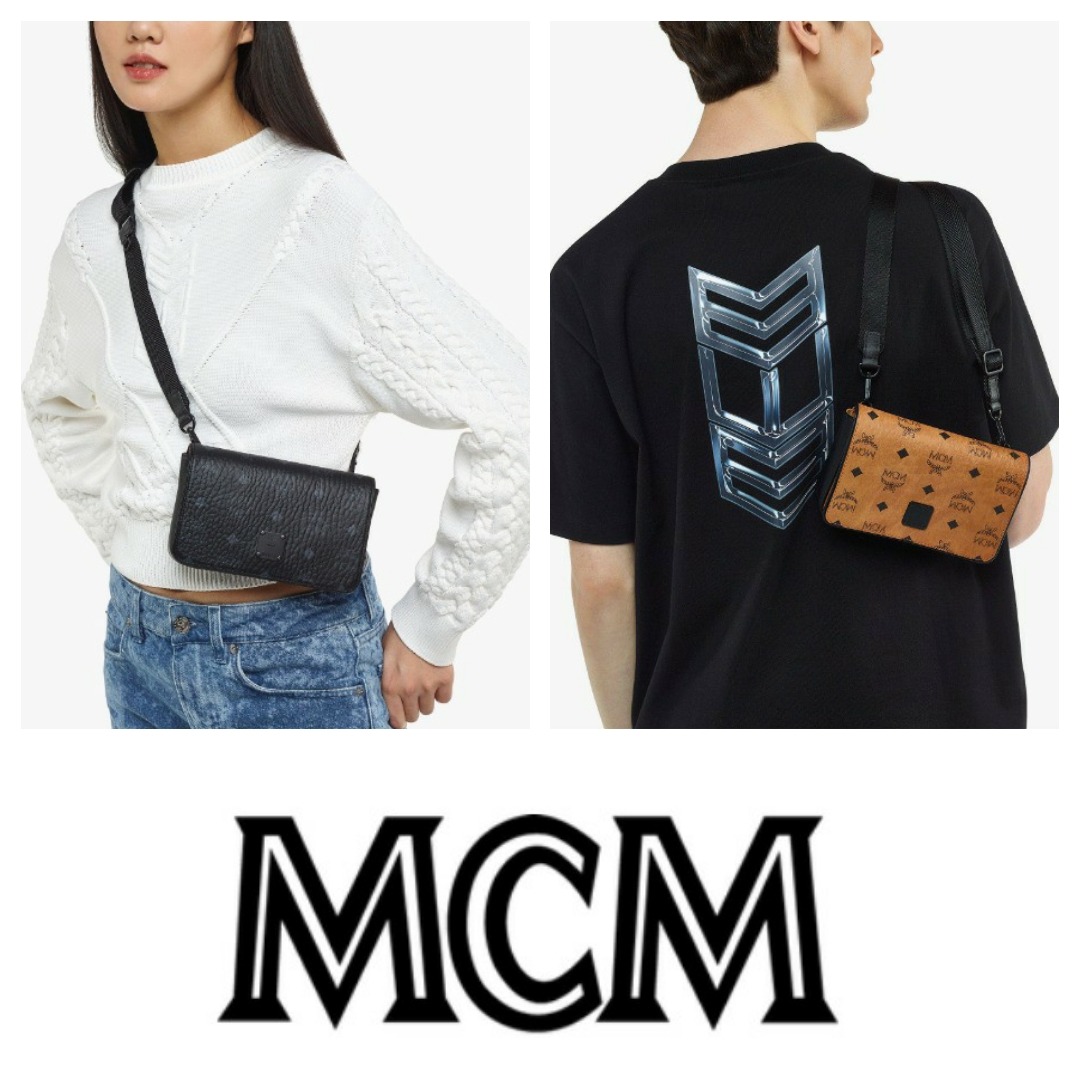 MCM Aren Camera Bag in Visetos Women s Fashion Bags Wallets Cross body Bags on Carousell
