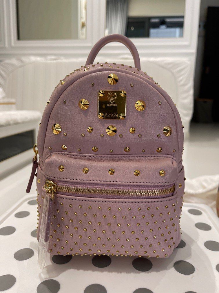 MCM Backpack in Pink, Women's Fashion, Bags & Wallets, Backpacks on