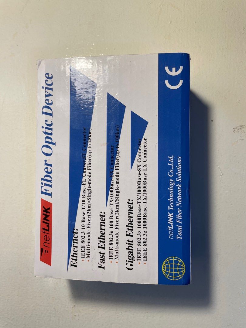 Media Converter (Fiber Optic) (Category: Networking) located in Mandaluyong City. Submitted by danettheninja (Listing ID 1233090029, Image 1). Description: Php 300+sf No lowballing With free Cat 8 1m Cable Product Name : 10/100Mbps A/B Fiber Optic Tranceiver/Converter - Single-Mode,Single Fiber - Connector type : SC/UPC - Material: Metal - Fixed internal diameter: 18MM > Application: ● Telecom Maintenance ● CCTV Maintenance ● Comprehensive cable 