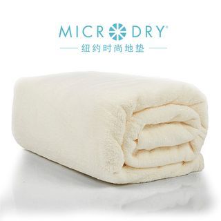 microdry親膚舒適乾爽大浴巾-米白 小毯子