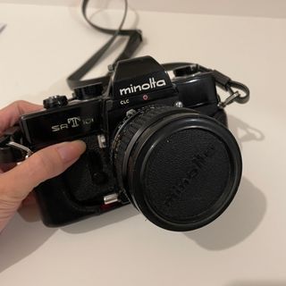 Minolta SRT 101 full black / analog camera / kamera analog vintage