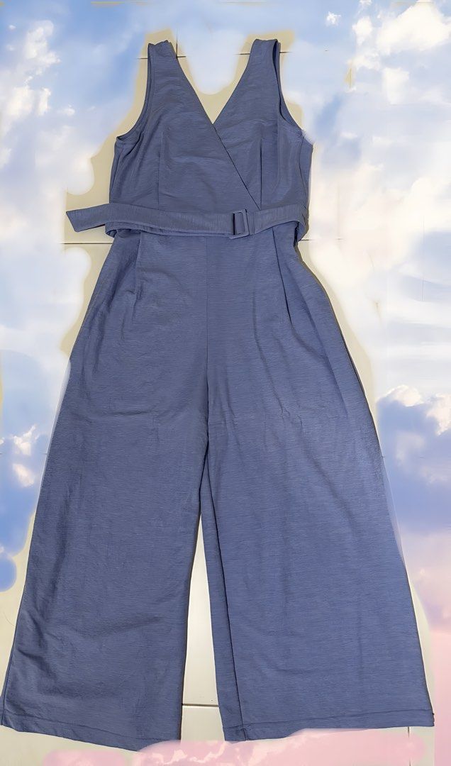 MNG jumpsuits (Category: Jumpsuits) located in Petaling Jaya. Submitted by zueysa (Listing ID 1233087607, Image 2). Description: Preloved Length 51inch/Waist 15inch/Pit to pit 16inch Comes with belt .