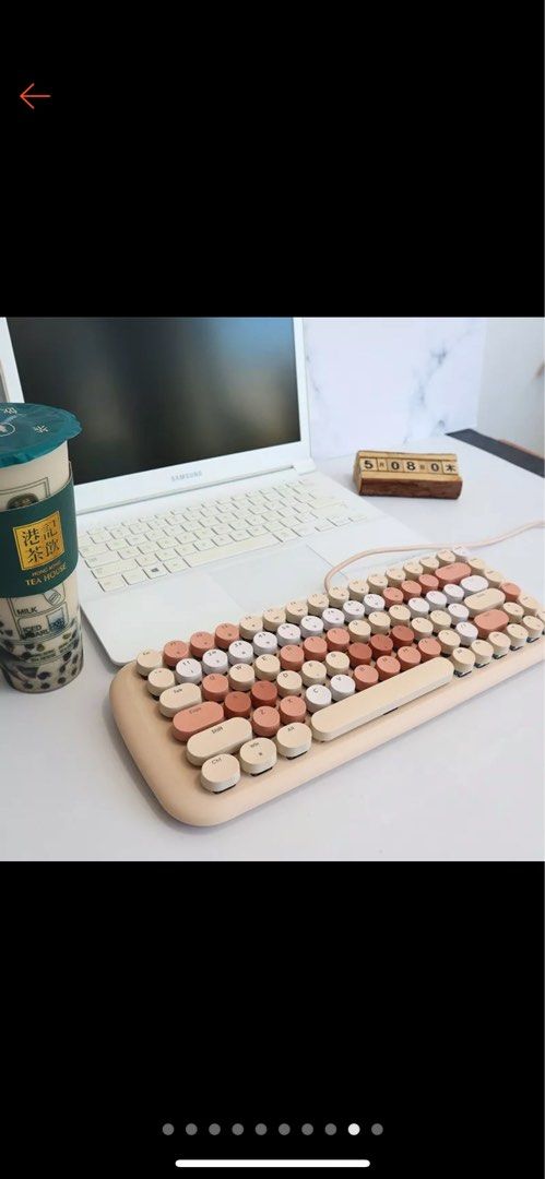 Mofii Candy M Wired Backlit Mechanical Keyboard USB (Category: Computer Keyboard) located in Baguio. Submitted by lycheeeeee (Listing ID 1233020153, Image 2). Description: (Second-Hand) Mofii Candy Milktea Wired Backlit Mechanical Keyboard USB rfs: not being used anymore!! ✨9.5 cosmetics, in very good condition✨ *letter “L” has no light, but works perfectly fine aside from that, no other issues :)) : ̗̀➛ Mixed Keycap Gaming Keyboard 84 Keys : ̗̀➛