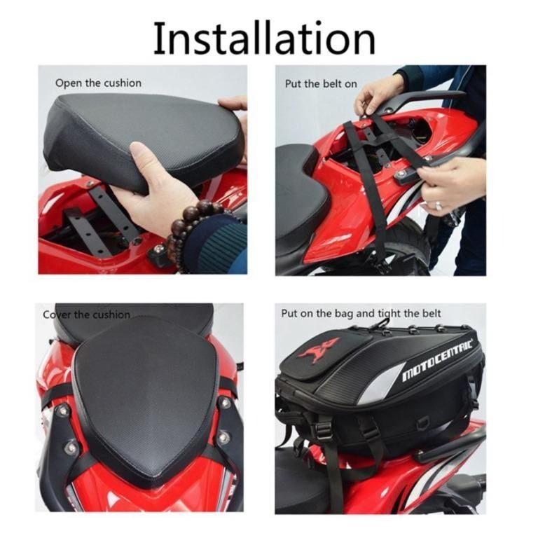 Motowolf Motocentric Motorcycle Tail Bag Motorcycles Motorcycle