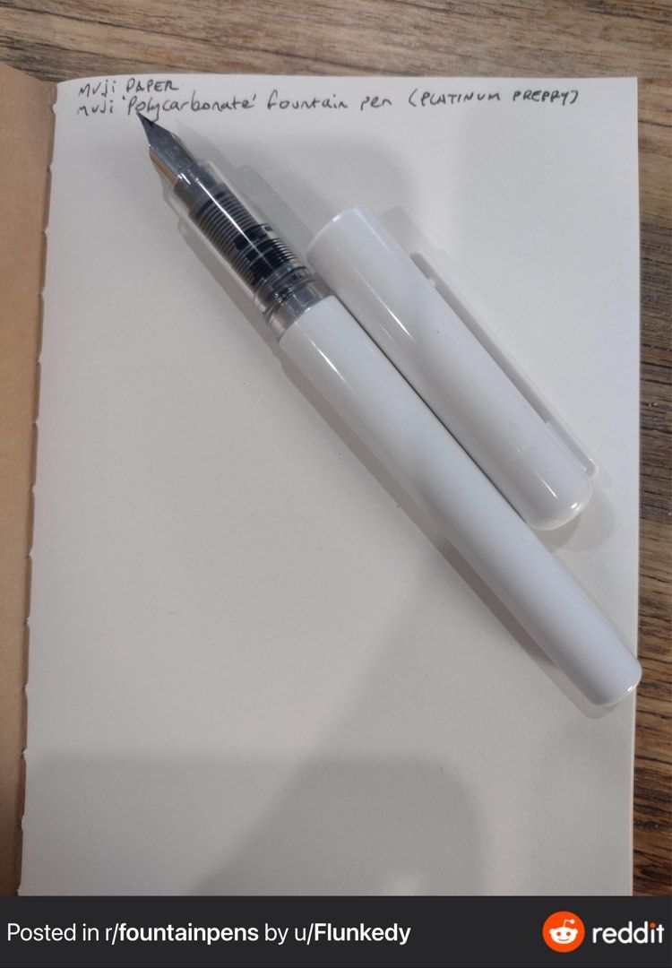 Muji fountain pen nib clearance