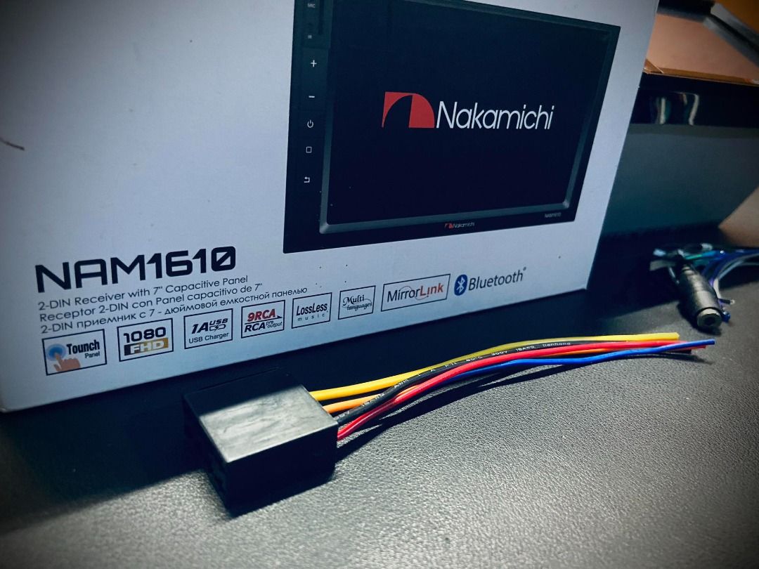 Nakamichi Nam1610 7 Inch Head Unit Car Stereo Apple/Android Mirror link ...