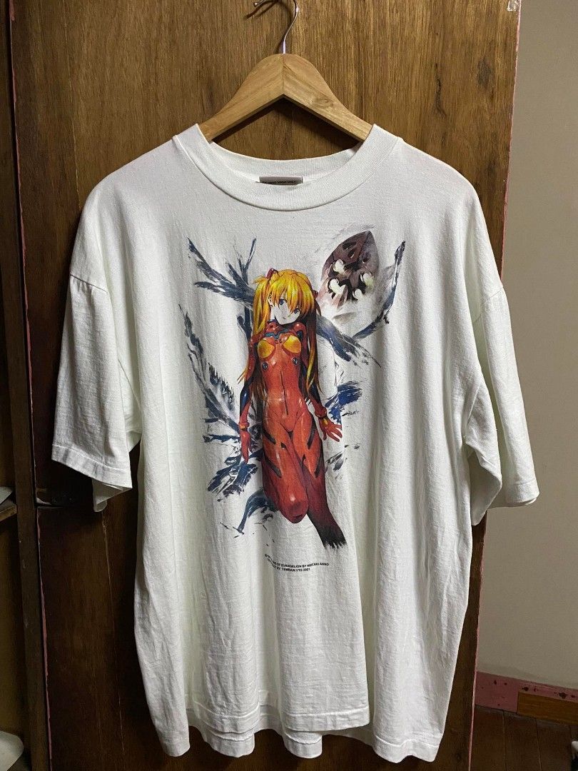 Evangelion　Anime　Polo　on　Shirts　Men's　Tshirts　Genesis　Tshirt　Sets,　Carousell　Fashion,　by　Neon　Tops