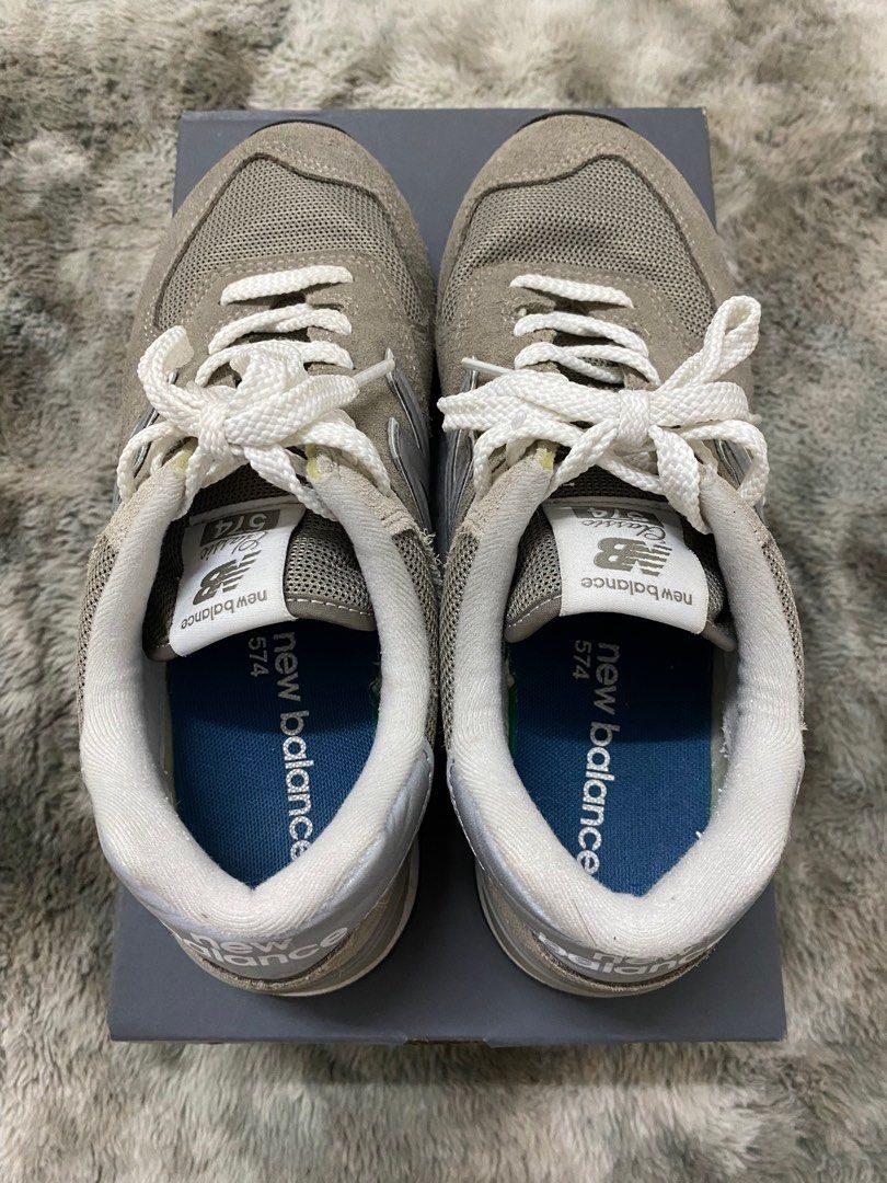 New Balance 574 Core Grey White Men s Fashion Footwear Sneakers