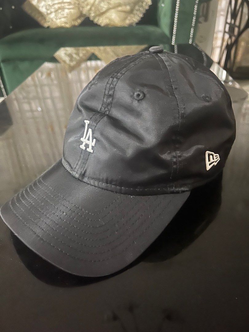 New Era 9FORTY Unstructured LA Mini Logo Black Snapback Cap