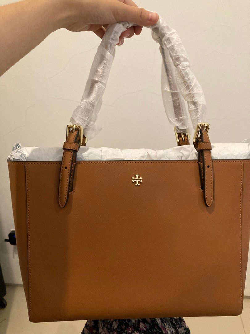 Tory Burch York Buckle Tote in Orange