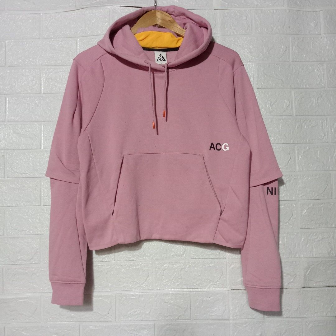 Nike pink lab acg sales fleece
