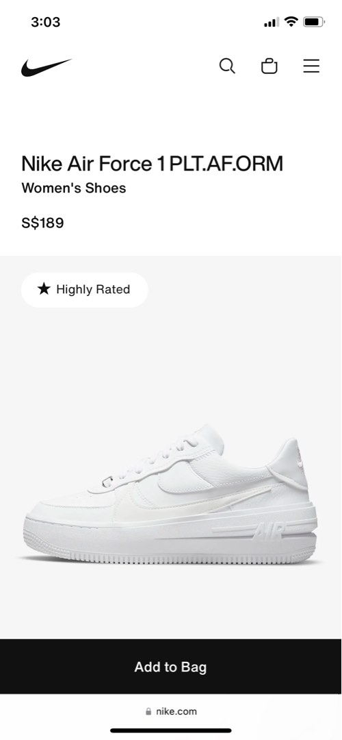 White platform air force sale 1