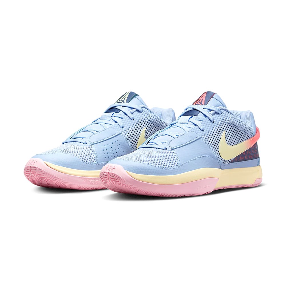 Nike JA 1 Day one 首發配色籃球鞋水藍寶寶藍US10, 他的時尚