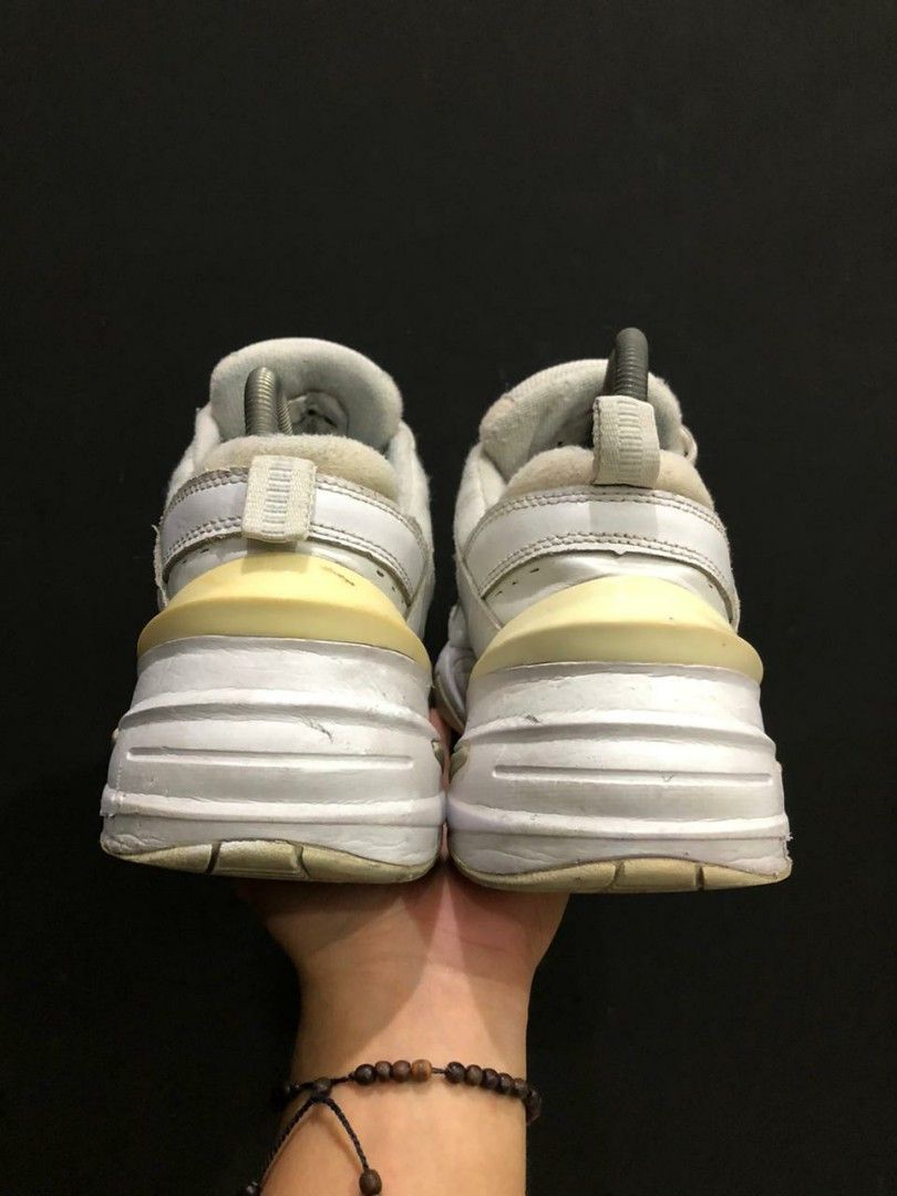 nike m2k triple white