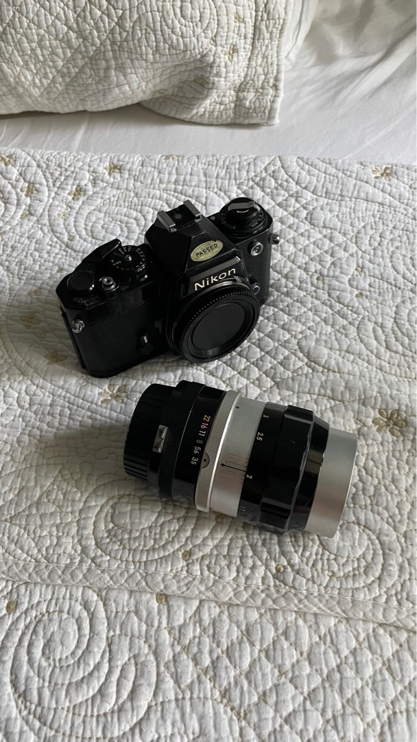 Nikon FE 35mm Film Camera + Nikkor 135mm f3.5 lens, Photography ...