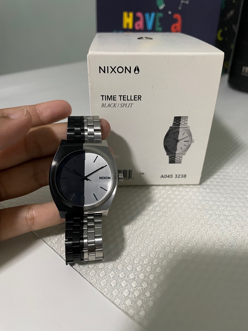 Nixon time teller hotsell black