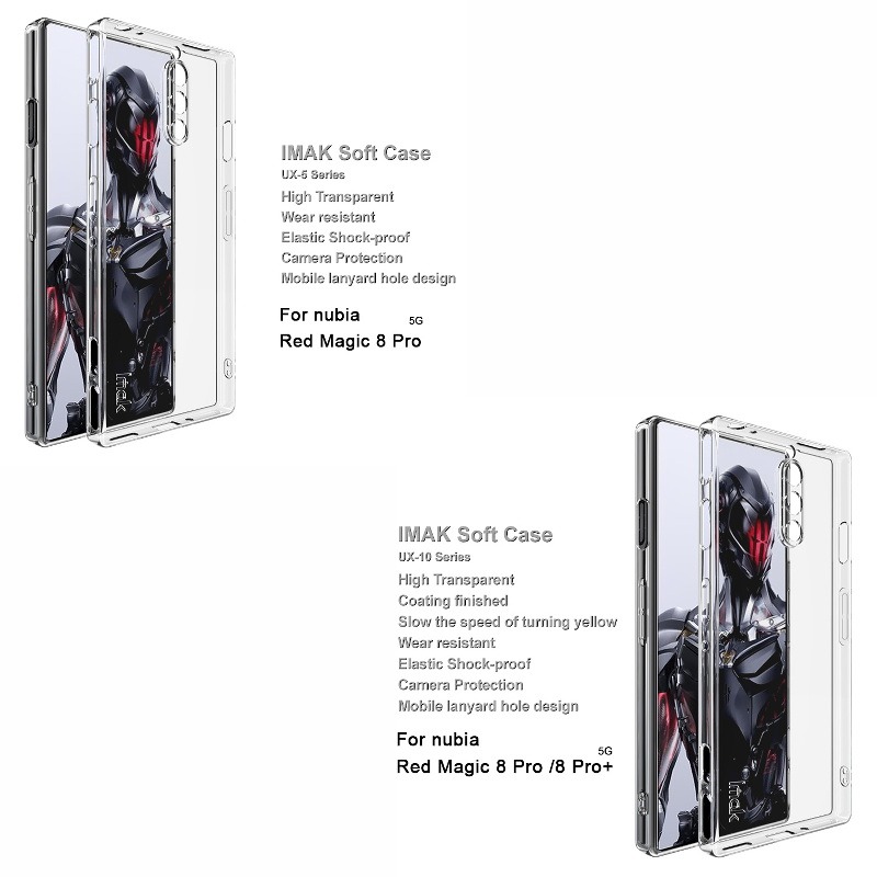 Nubia Red Magic 8 Pro / Pro+ 5G - Imak UX-10 Ultra Clear & UX 5 Clear ...