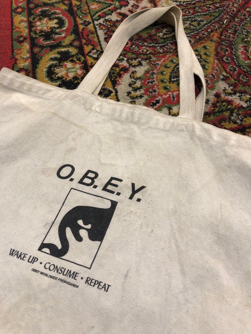 Obey tote bag on sale