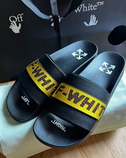 Off white slides
