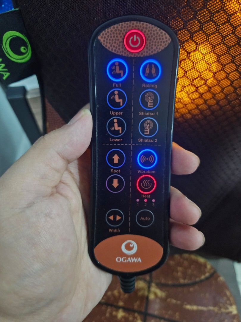 Ogawa massage best sale chair remote control