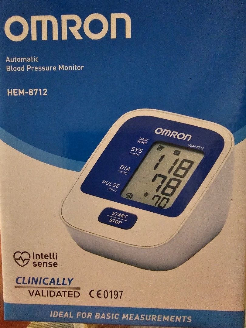 Omron Blood Pressure Monitor (No warranty), Health & Nutrition, Health
