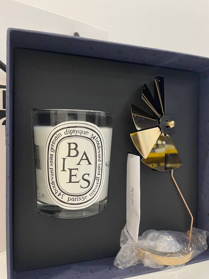 [ORIGINAL] DIPTYQUE CANDLE BAIES 190G LIMITED EDITION (SINGLE BLUE BOX CAROUSEL), Beauty