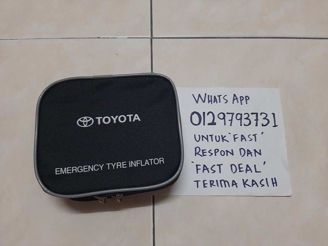 Original Toyota Tyre Inflator V2, Auto Accessories on Carousell