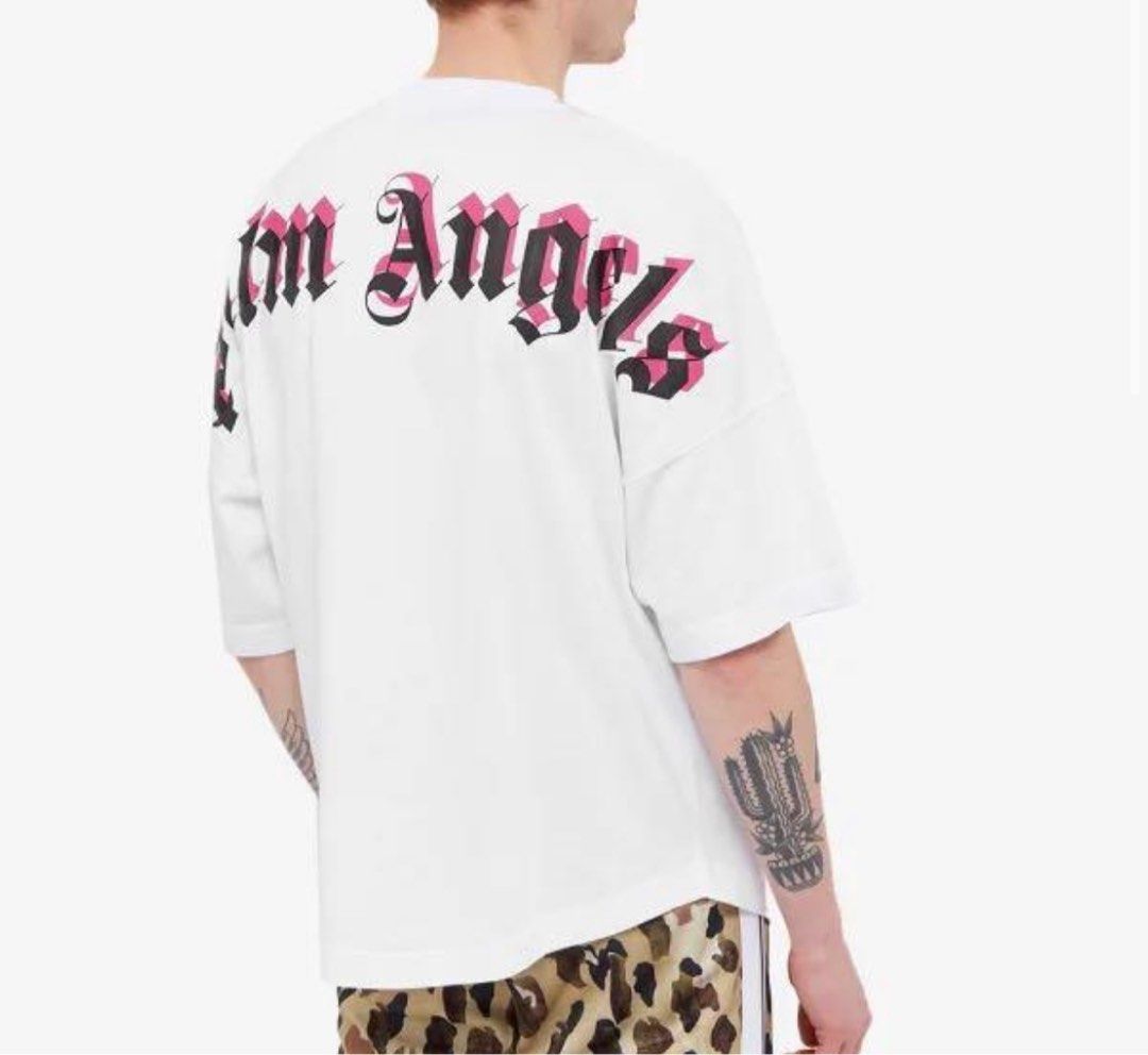 LOS ANGELES SPRAYED T-SHIRT in black - Palm Angels® Official