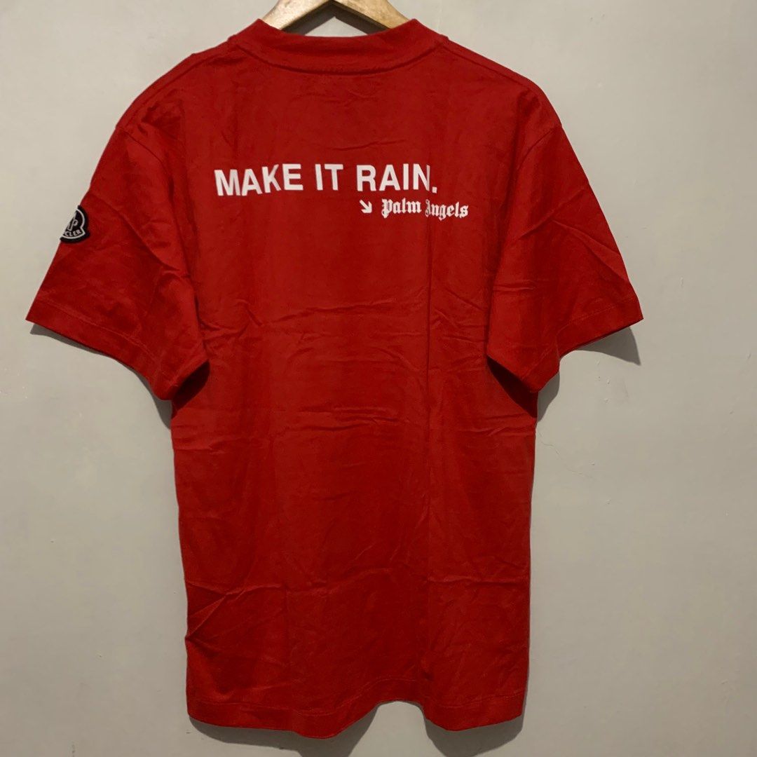 Palm angels make top it rain t shirt