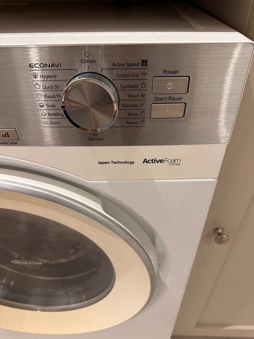 Panasonic 10kg side load washing machine, TV & Home Appliances, Washing