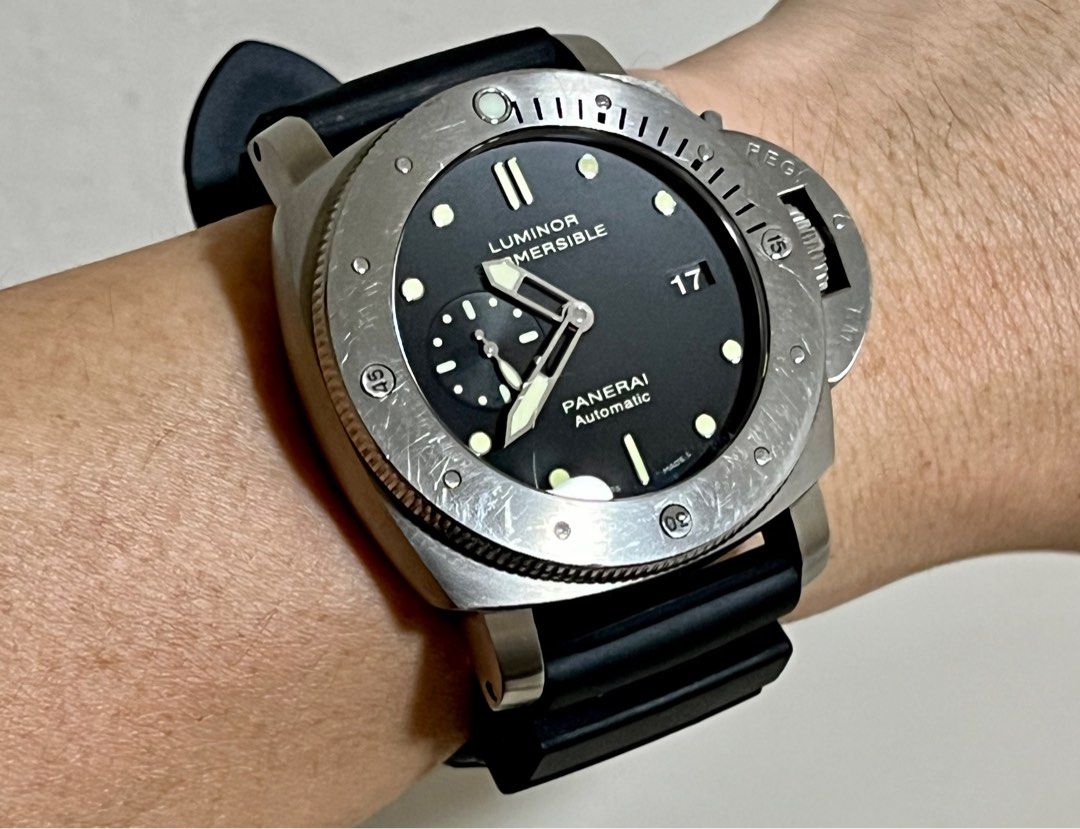Panerai Submersible PAM00305 PAM 305 Titanium Luxury Watches on