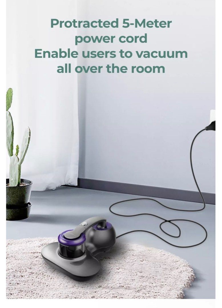 PerySmith 700W Dust Mite Vacuum Cleaner XTREME Series V10, Furniture