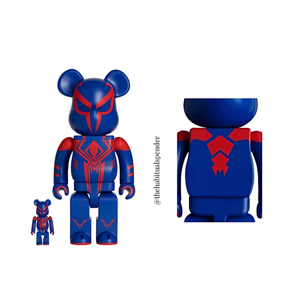 Bearbrick Spiderman 2099 400% & 100%, Hobbies & Toys, Toys & Games