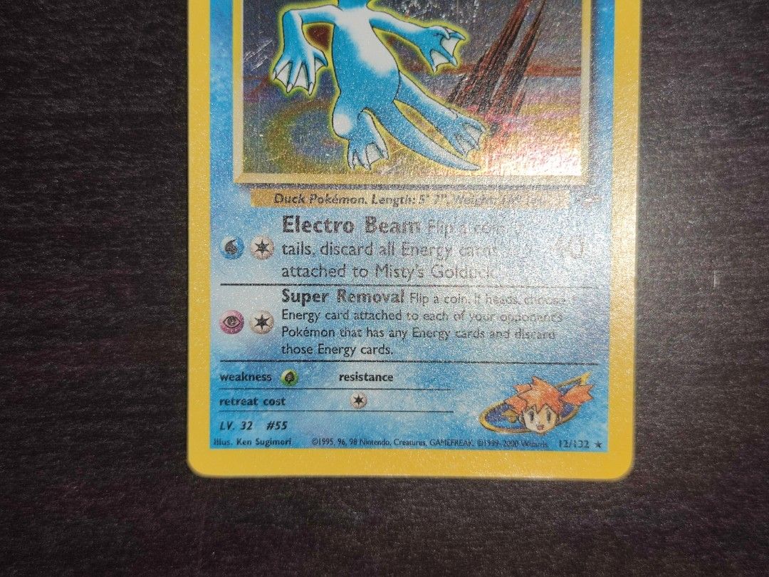 Pokemon Misty's Golduck 12/132, Hobbies & Toys, Toys & Games on Carousell