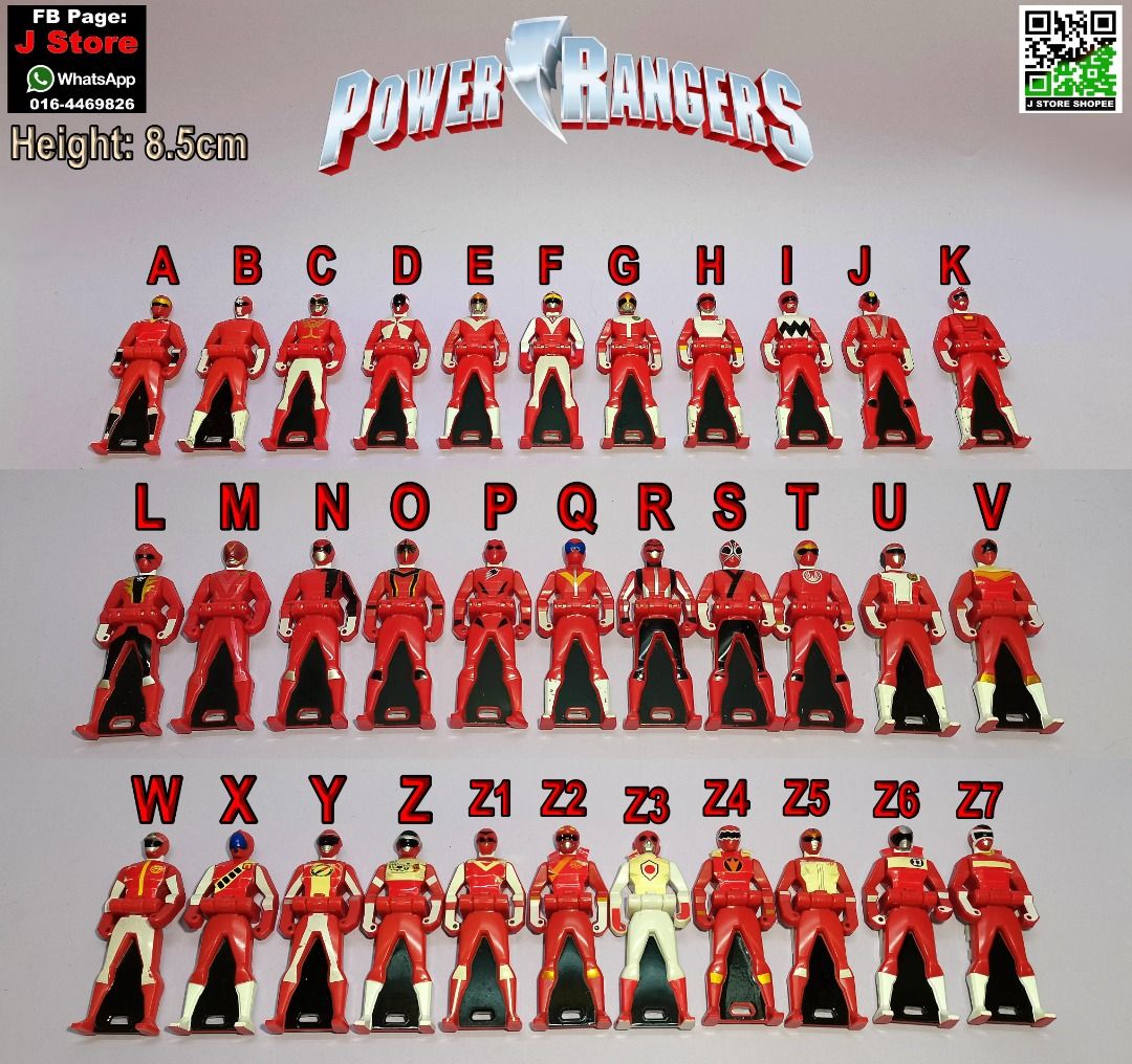 Power rangers super sentai key figure collection 3 ( J Store ), Hobbies ...