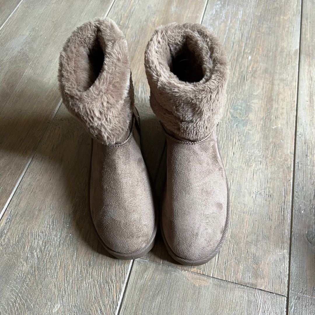Primark grey boots sales