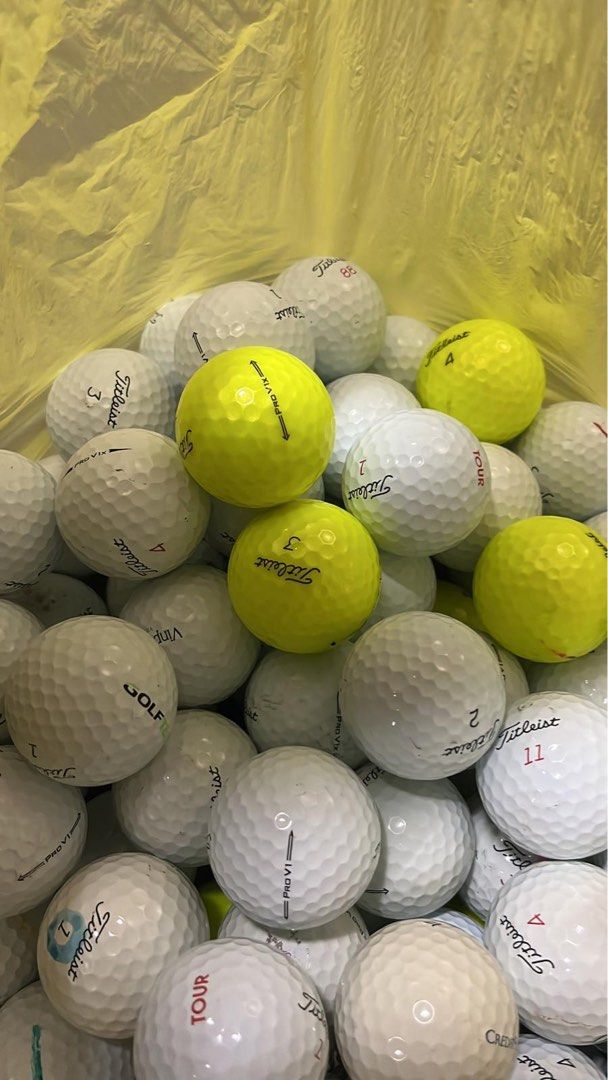 Pro v golf balls, Sports Equipment, Sports & Games, Golf on Carousell