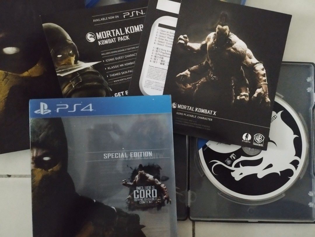 ps4 mortal combat steel box Video Gaming Video Game Consoles