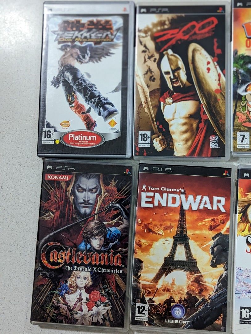 PSP Games playstation portable Castlevania dracula x chronicle endwar