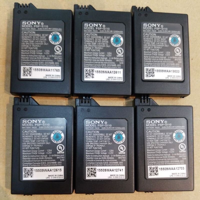 PSP ORIGINAL BATTERY PSP 2000 PSP 3000 PSP BATERI, Video Gaming, Video