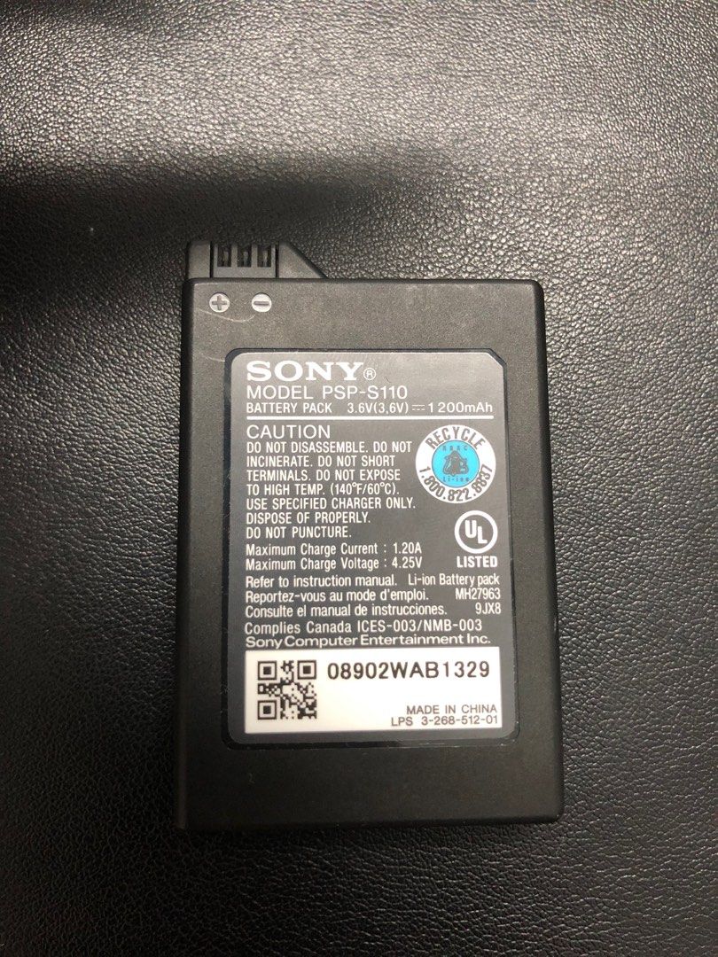 PSP ORIGINAL BATTERY PSP 2000 PSP 3000 PSP BATERI, Video Gaming, Video
