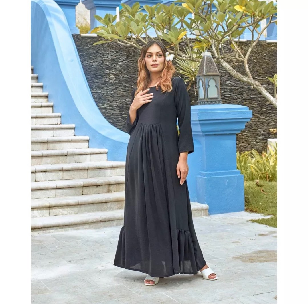 Ruth ruffle maxi clearance dress