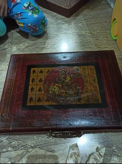 Rare Black Mahjong with vintage box