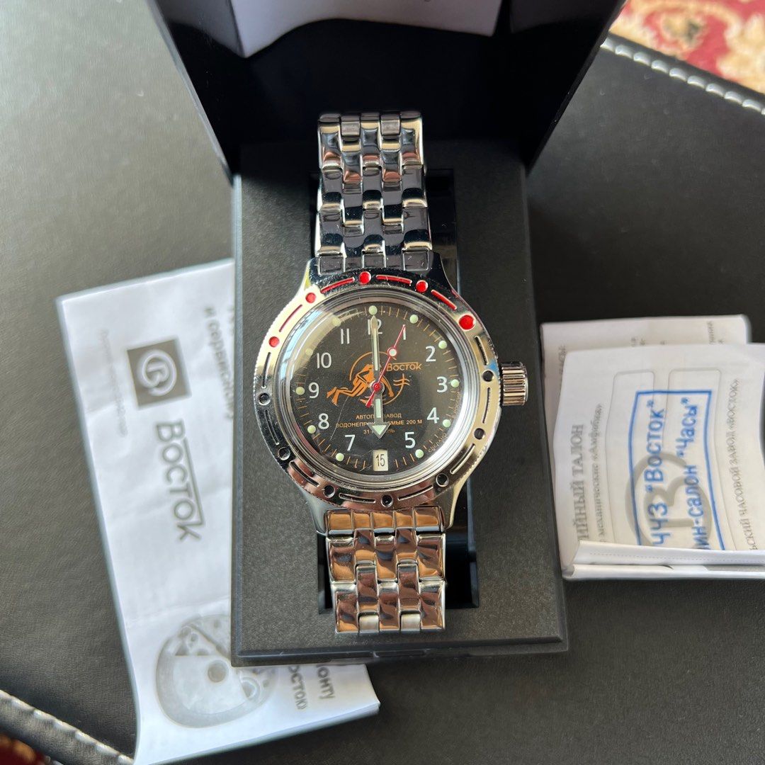 Vostok orange scuba dude outlet