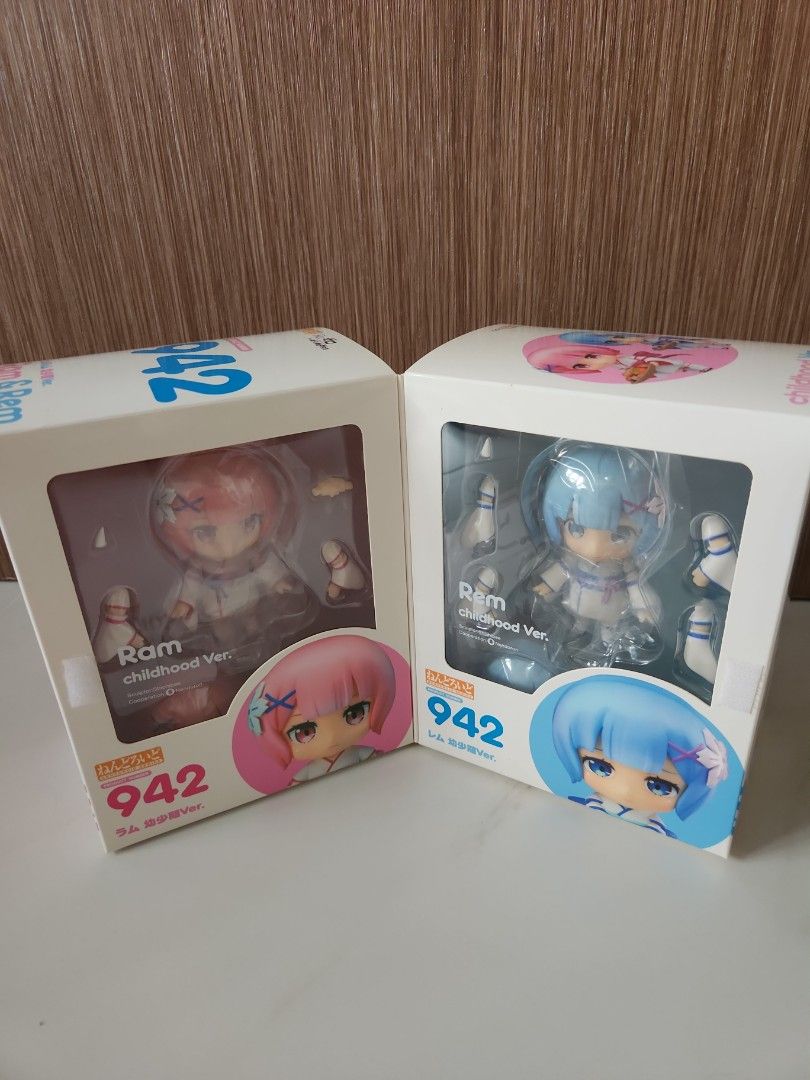 Rem and Ram childhood ver Nendoroid, Hobbies & Toys, Toys & Games on