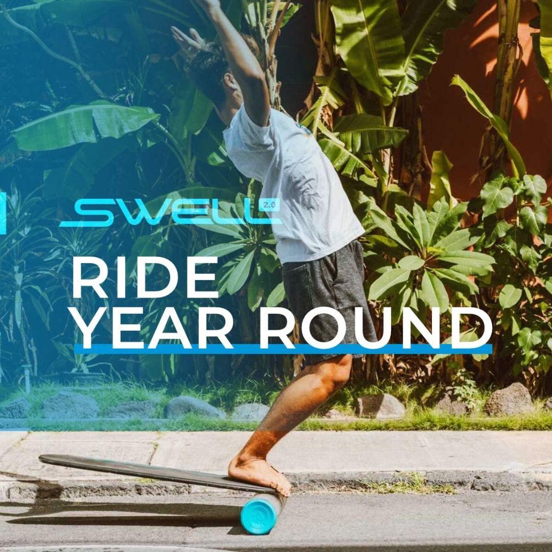 Swell surf top balance board