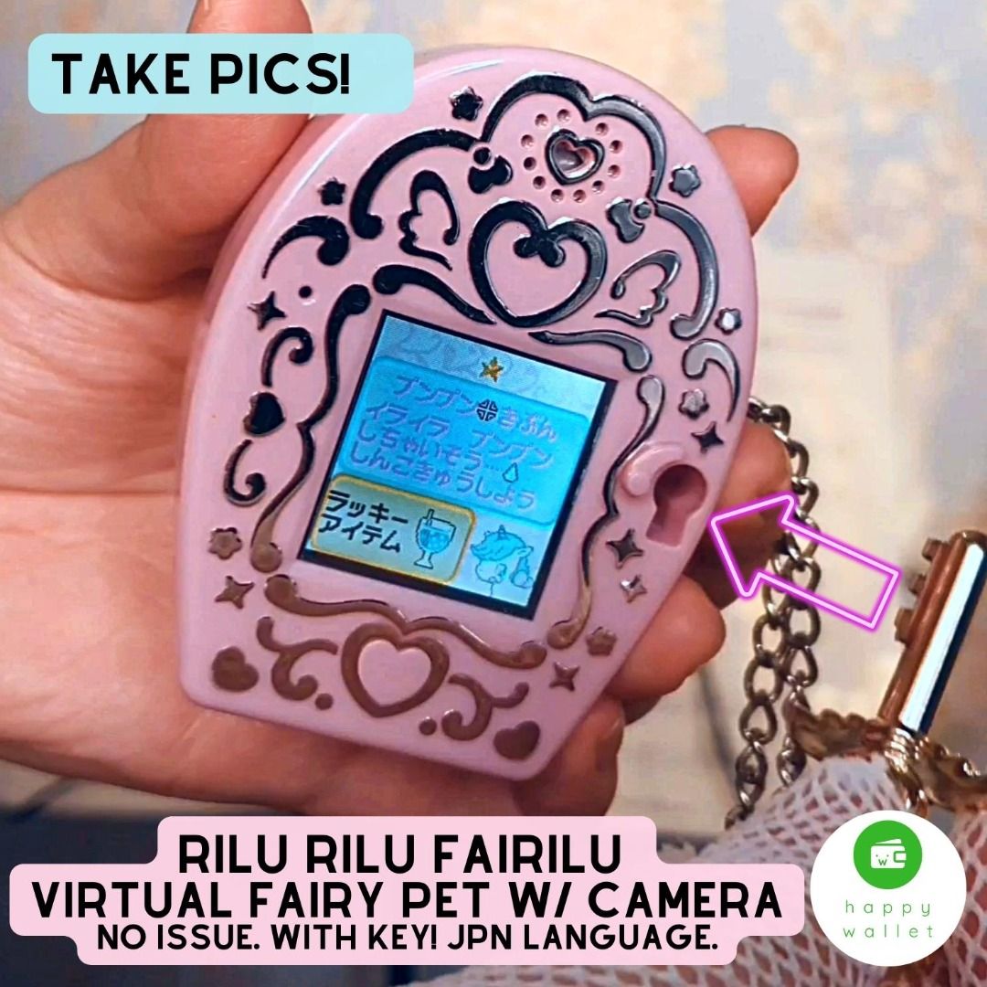 Rilu Rilu Fairilu Camera Tamagotchi Virtual Pet Gyaru Decora Lolita
